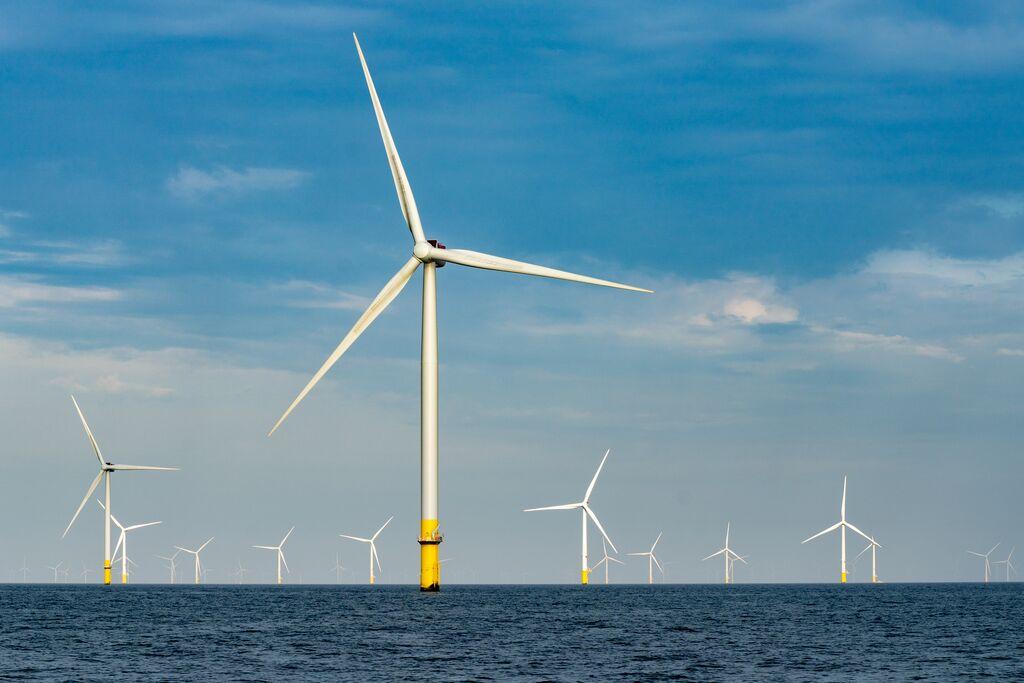 Bild eines Windparks in der Nordsee