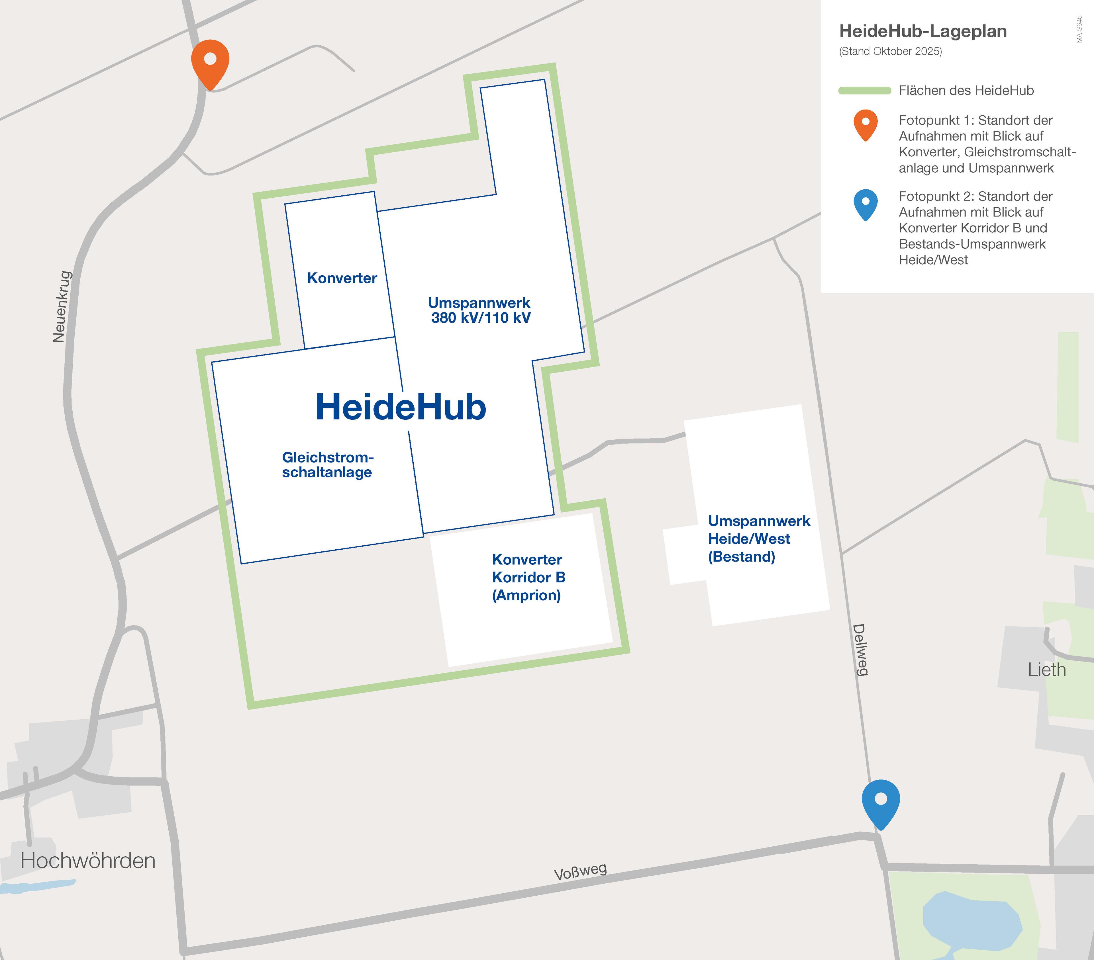 Lageplan mit Fotopunkten